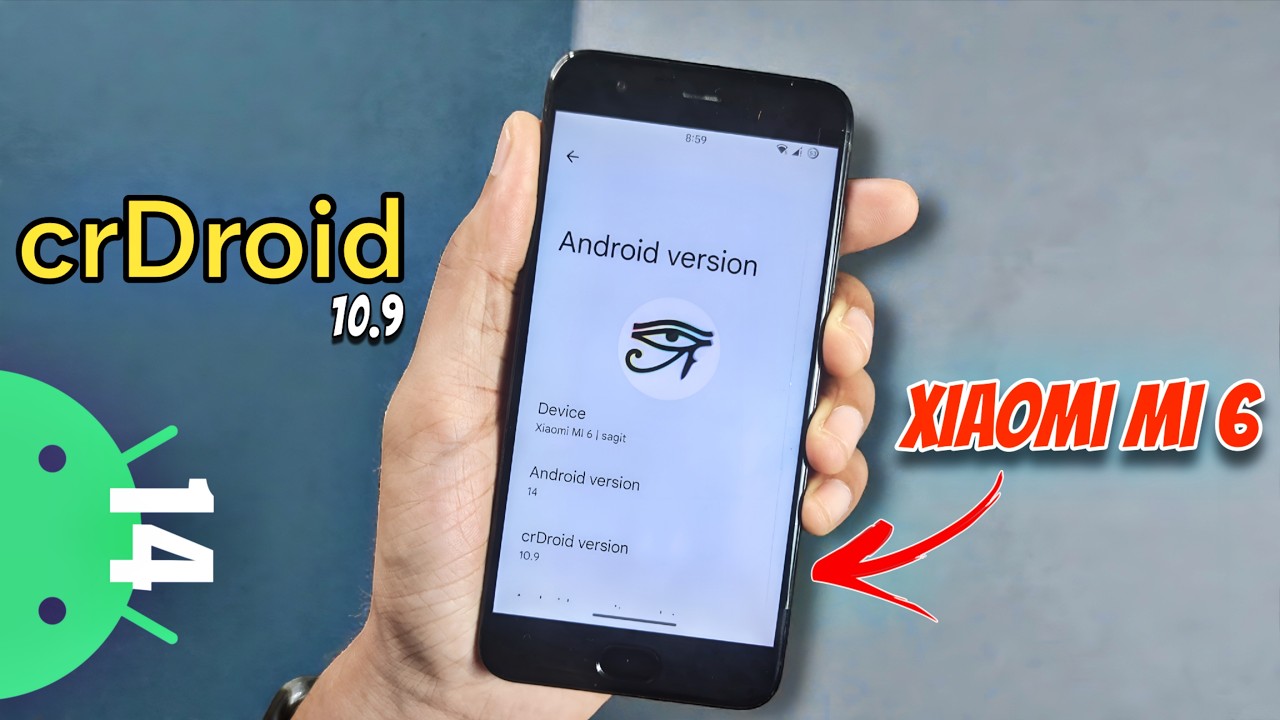 Xiaomi Mi 6 Android 14 Custom ROM Review 🔥 crDroid 10.9 Deep Dive