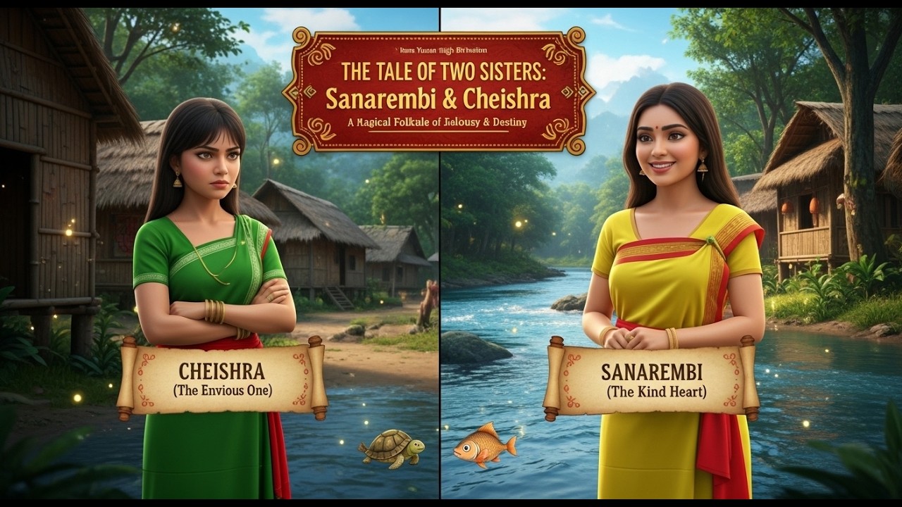 Sanarembi & Cheishra | The Tale of Two Sisters🐢✨ | A Legend Folktale of Magic, Betrayal & Destiny!