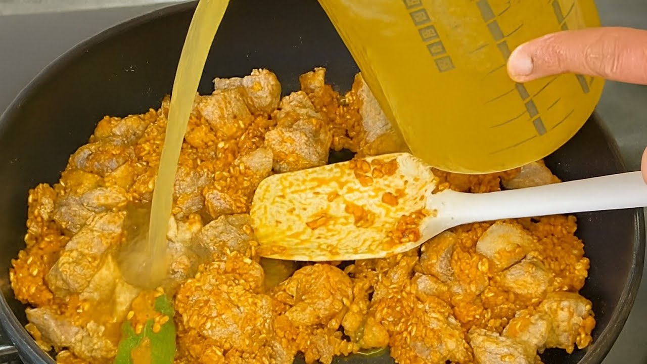 Rescato carne de cerdo dura? Mira este arroz meloso de aprovechamiento.