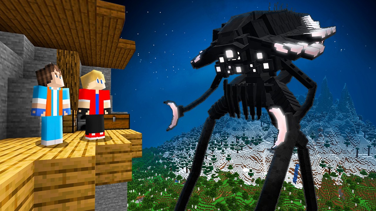 OS ROBÔS GIGANTES GANHARAM VIDA E VÃO TE CAÇAR NO MINECRAFT!