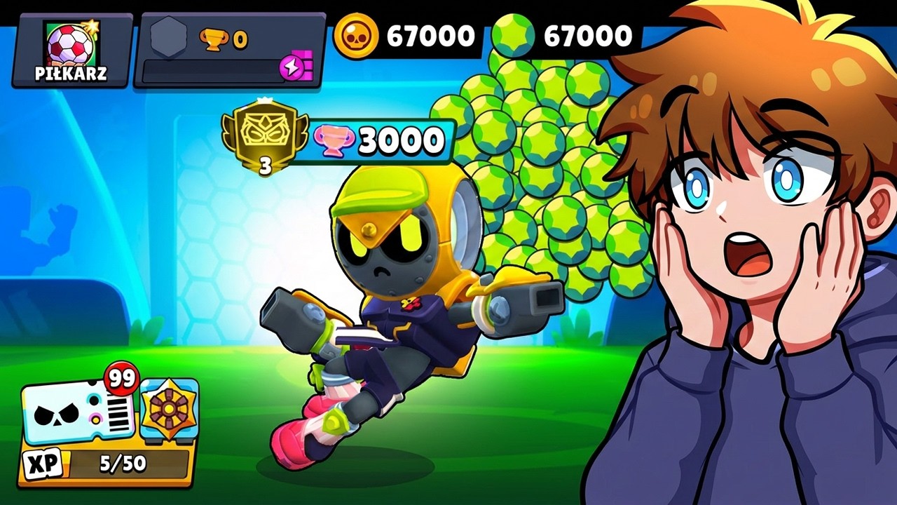 I CREATED A SOCCER PLAYER ACCOUNT in BRAWL STARS ⚽