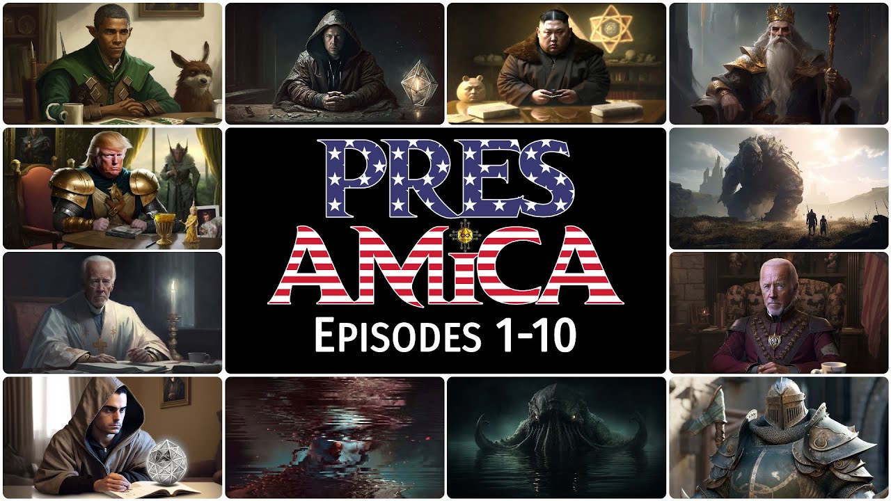 Pres Amica Movie (Episodes 1-10) - Trump, Biden, and Obama Play Dungeons and Dragons