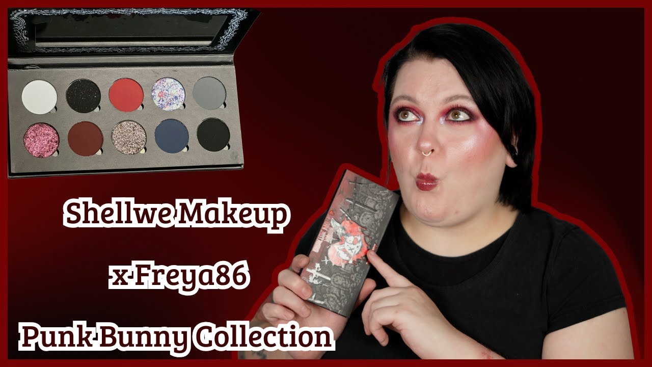 Shellwe Makeup xFreya86 Punk Bunny Collection - Review and Looks