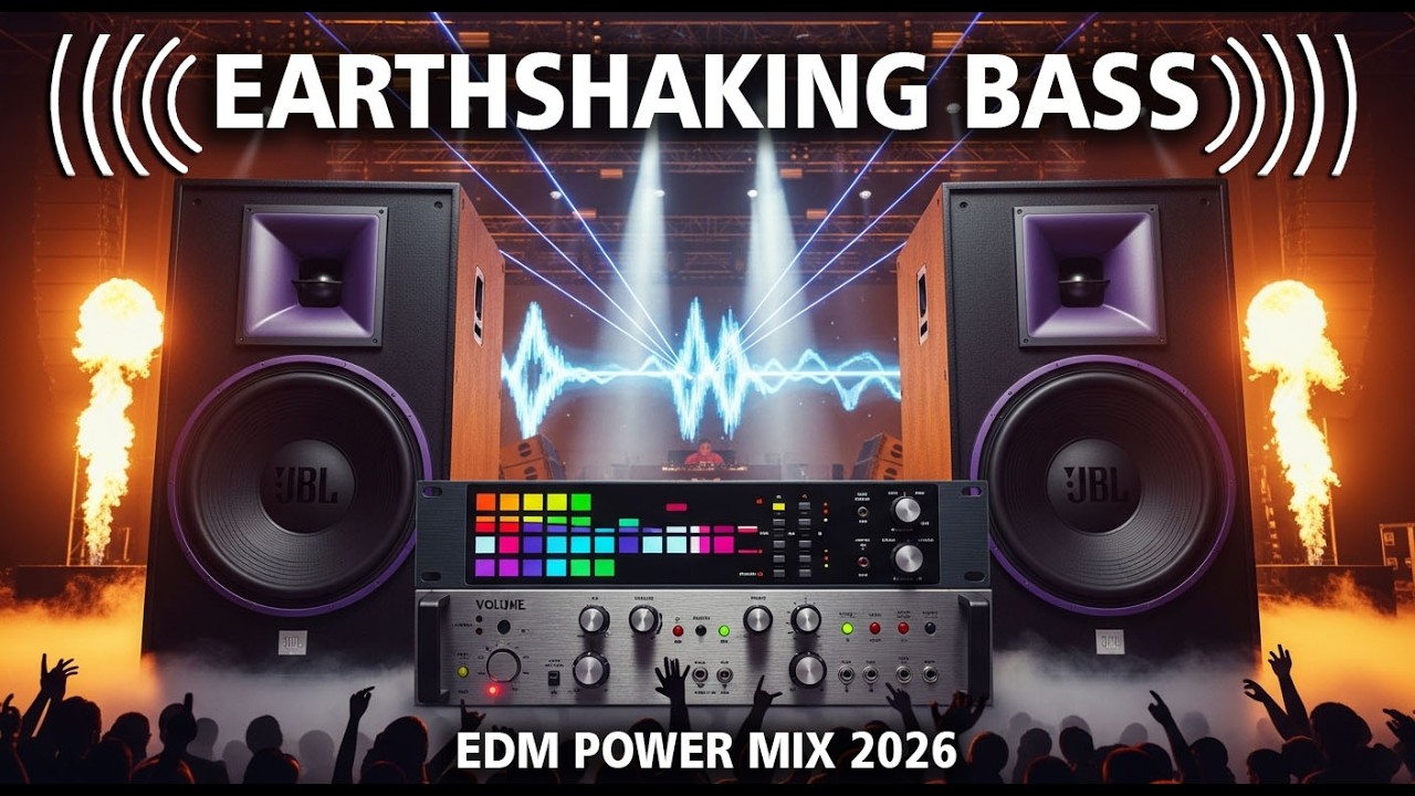 EARTHSHAKING BASS 🔊 EDM POWER MIX 2026 💥 MASSIVE DROP 🚗 NIGHT DRIVE & EXTREME WORKOUT