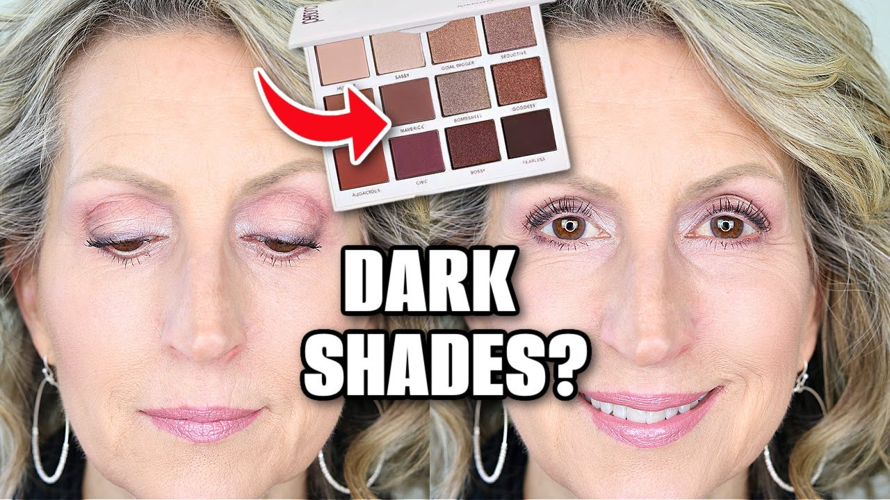 How to Lighten a Dark Eyeshadow Palette for Mature Eyes