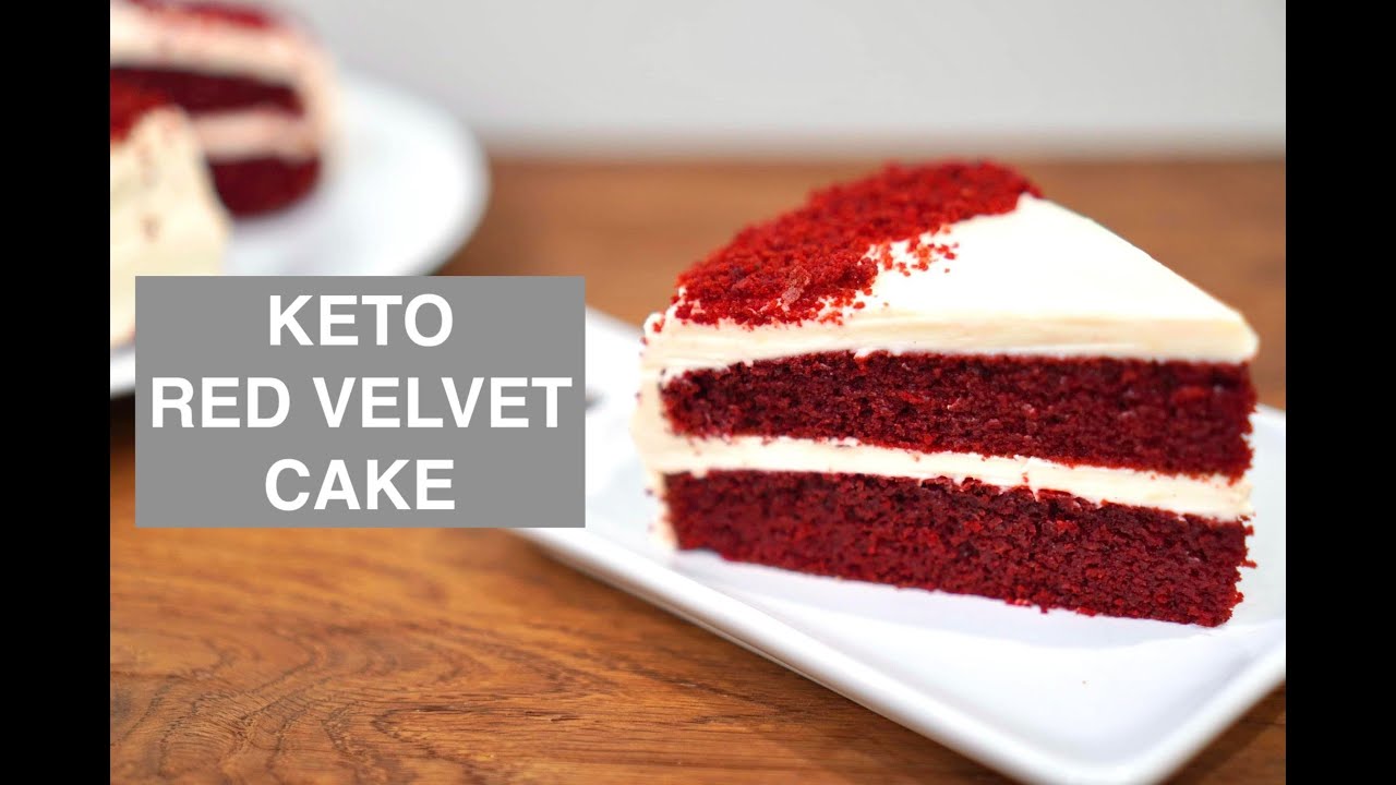 BEST Keto Red Velvet Cake Recipe | Low Carb Red Velvet with Cream Cheese Frosting (4g Net Carbs!)