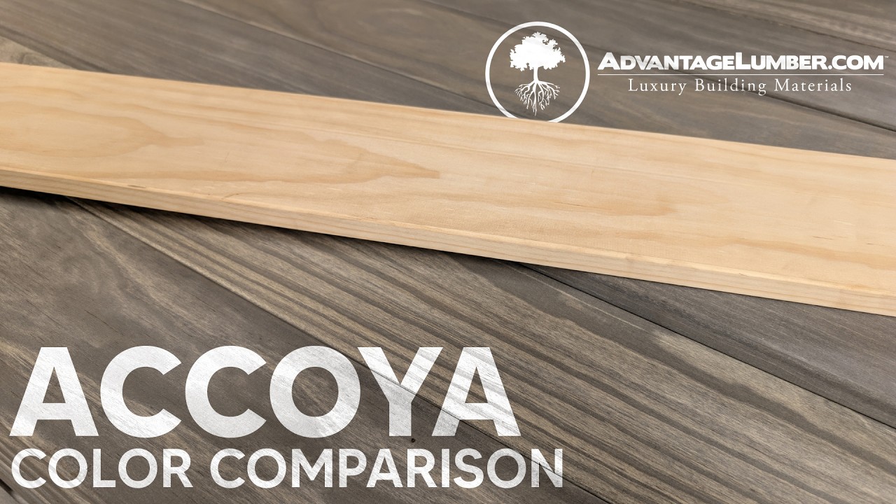 Accoya Color Comparison