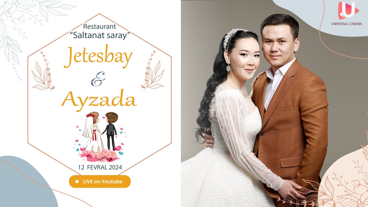 Jetesbay & Ayzada  Wedding day!