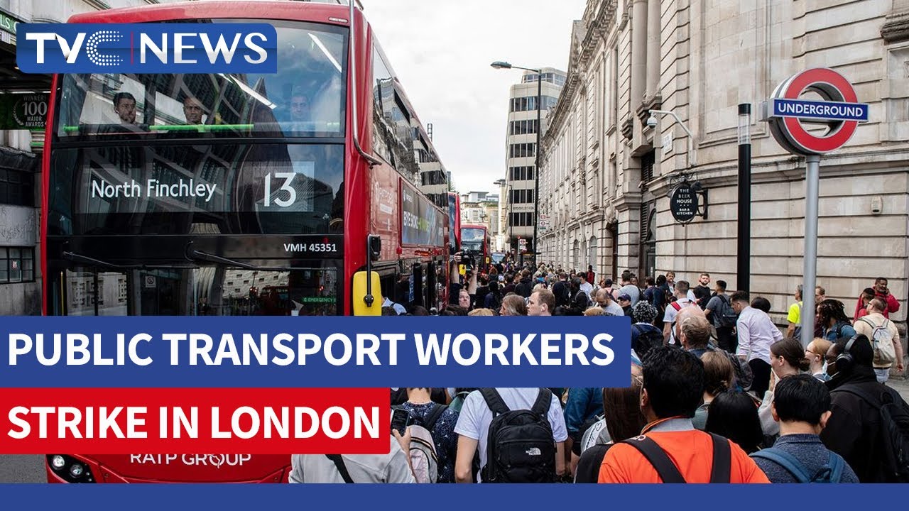 WATCH: Travels Disrupted in London as UK Transport Workers Strike