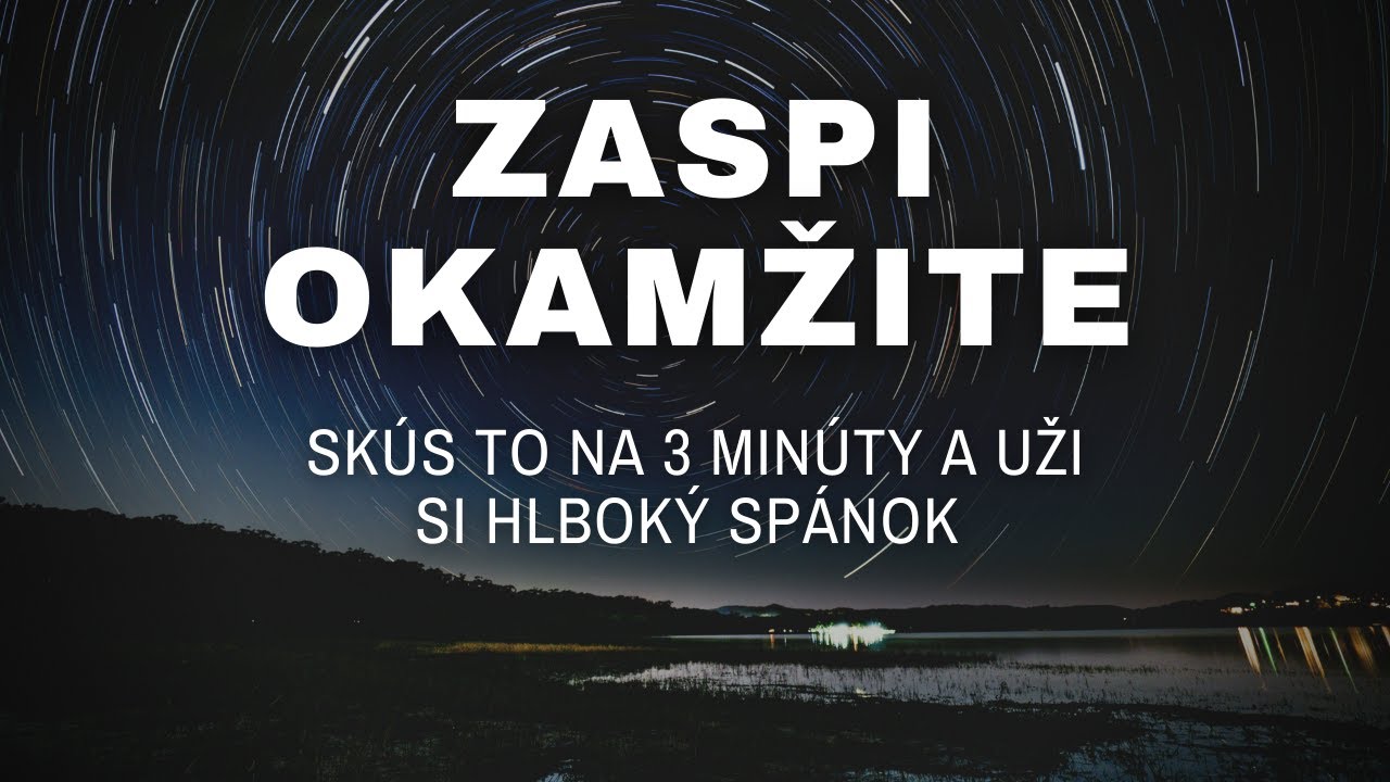 [Skús počúvať 3 minúty] RÝCHLE ZASPÁVANIE | HUDBA S BINAURÁLNYM BEATOM NA HLBOKÝ SPÁNOK