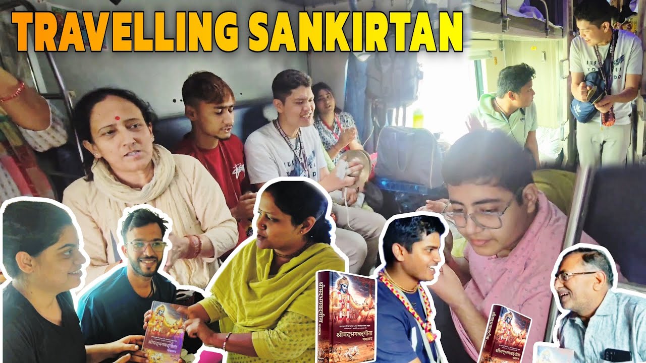 Travelling Sankirtan In Train | On the Way to Sri Jagannath Puri Dham | Vaishnava Vibes | #trending
