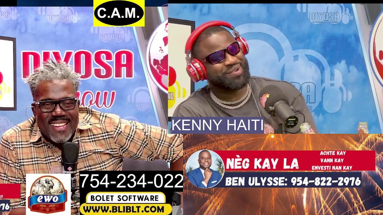 Diyosa show: Invite kenny haiti live avek Tjoeltg et Dadou dys