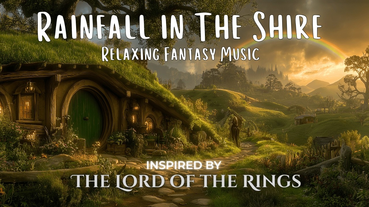 Rainfall in The Shire | Peaceful Fantasy Music Inspired by The Lord of the Rings