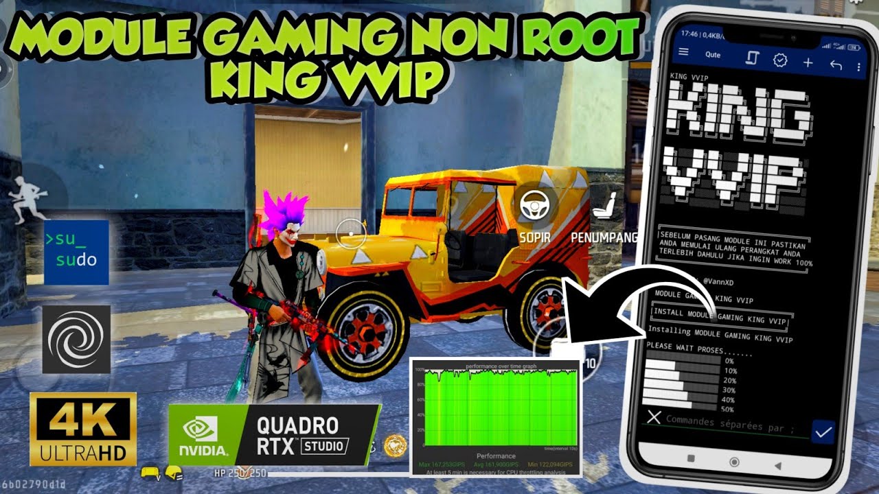 Non Root Magisk Gaming Module KING VIP❗How to Play Genshin Smoothly Without Lag