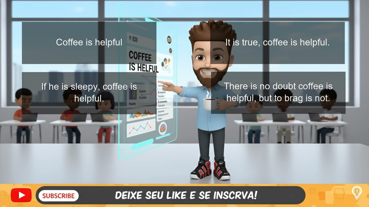 Você não vai acreditar! Coffee is helpful – A frase que vai mudar seu dia!