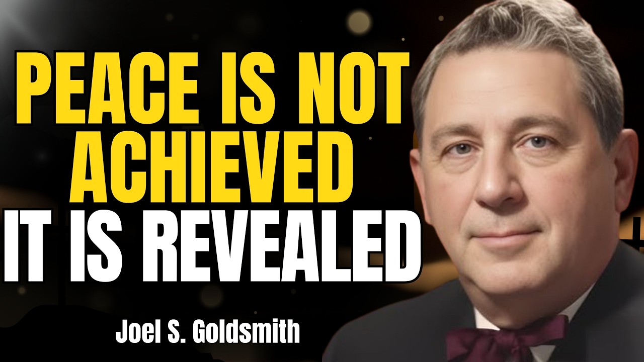STOP TRYING to Fix Yourself — BE STILL and the I AM Reveals Itself | Joel S. Goldsmith