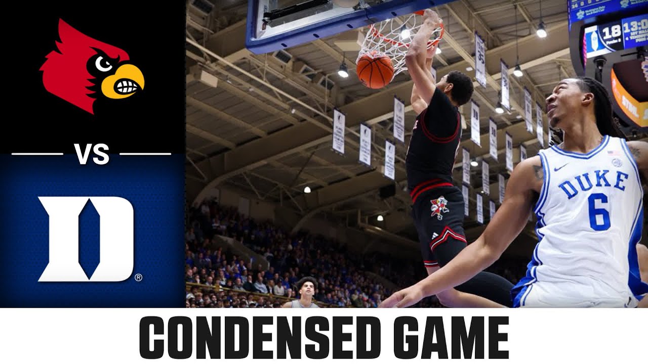 Louisville vs. Duke Condensed Game | 2025-26 ACC Men's Basketball