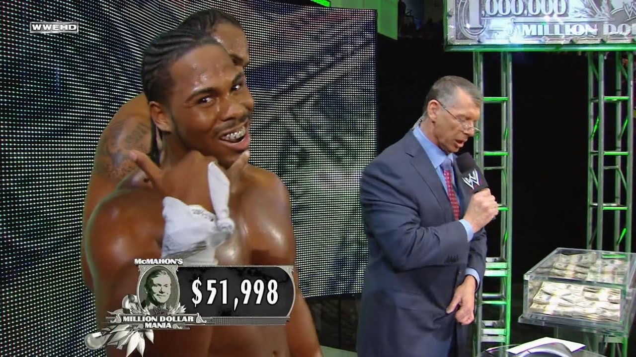 Cryme Tyme vs Carlito & Santino Marella + Mr. McMahon & Cryme Tyme Give Away Money: WWE Raw 2008 HD