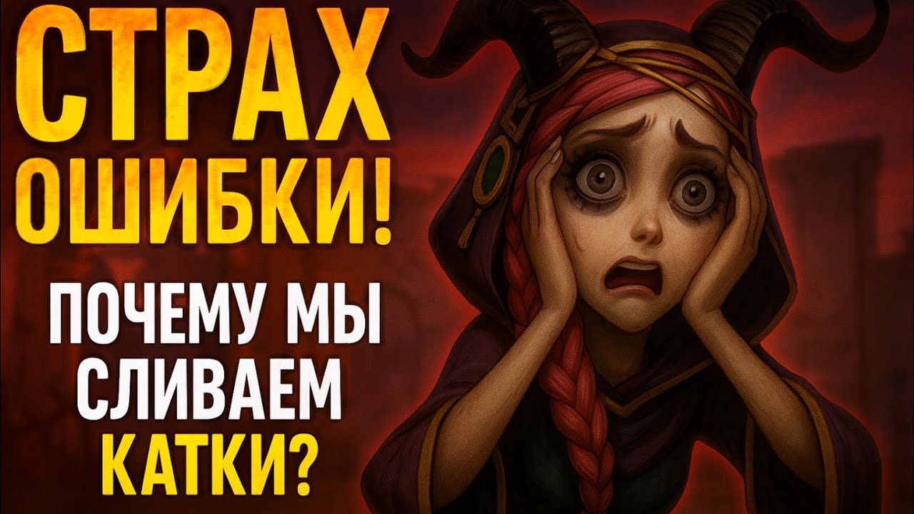 ПОЧЕМУ МЫ СЛИВАЕМ КАТКИ В САМЫЙ ВАЖНЫЙ МОМЕНТ? Психология ошибок в Identity V