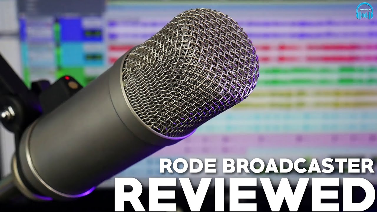 RODE BROADCASTER Large Diaphragm Broadcast/Podcast Condenser Microphone - REVIEWED