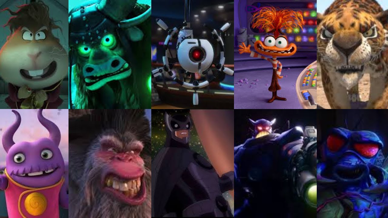 Defeats of My Favorite Animated Movie Villains Part 3