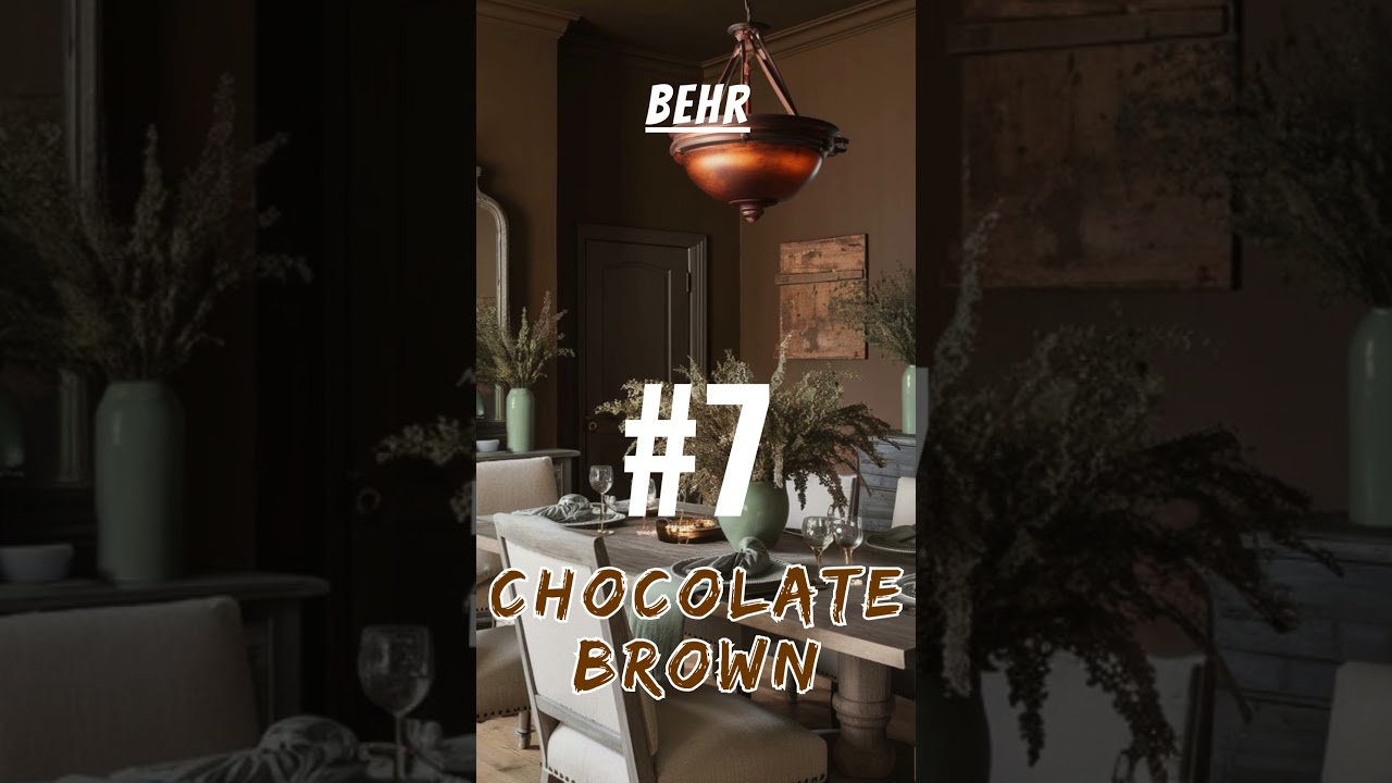 12 Rich Chocolate Brown Paint Colors to Try Now 