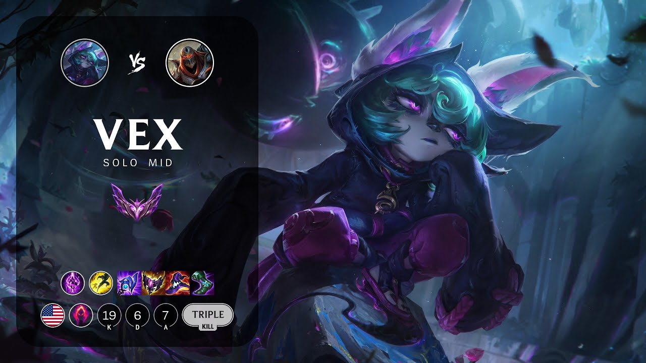 Vex Mid vs Zed - NA Master Patch 13.10