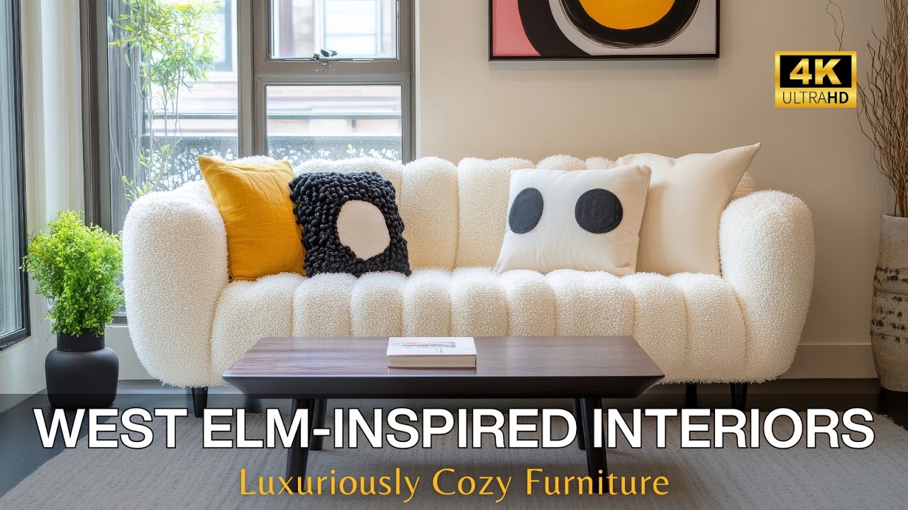 2025 West Elm-Inspired Interiors: Aesthetic Color Schemes and Luxuriously Cozy Furniture