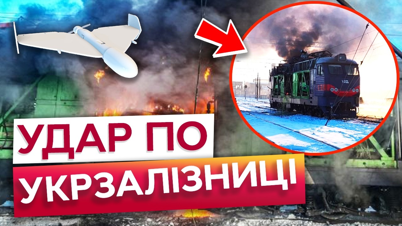 🚨 БЕЗПІЛОТНИК вгатив у ЛОКОМОТИВ у КОНОТОПІ та ПОТЯГ на ЧЕРНІГІВЩИНІ! Наслідки АТАК РФ на ЗАЛІЗНИЦЮ