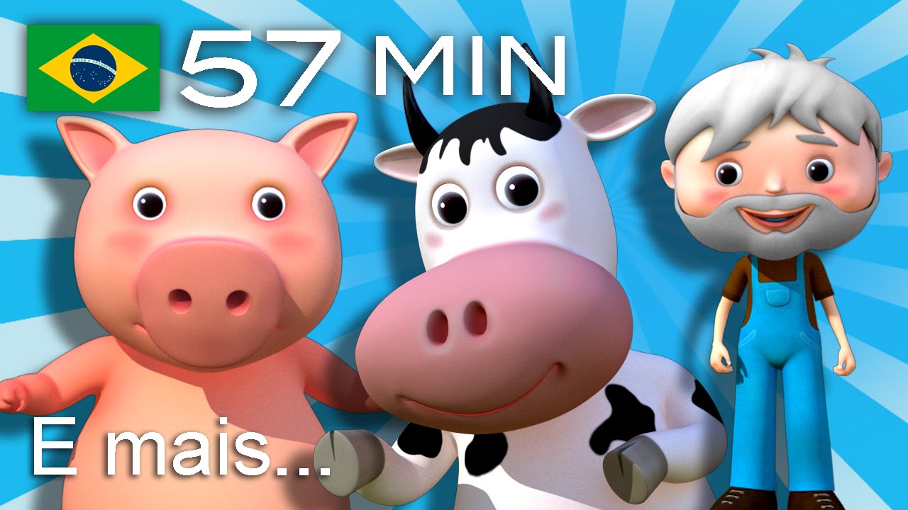 Seu MacDonald tinha um sítio | E muitas mais Canções de Ninar | 57 min da LittleBabyBum!