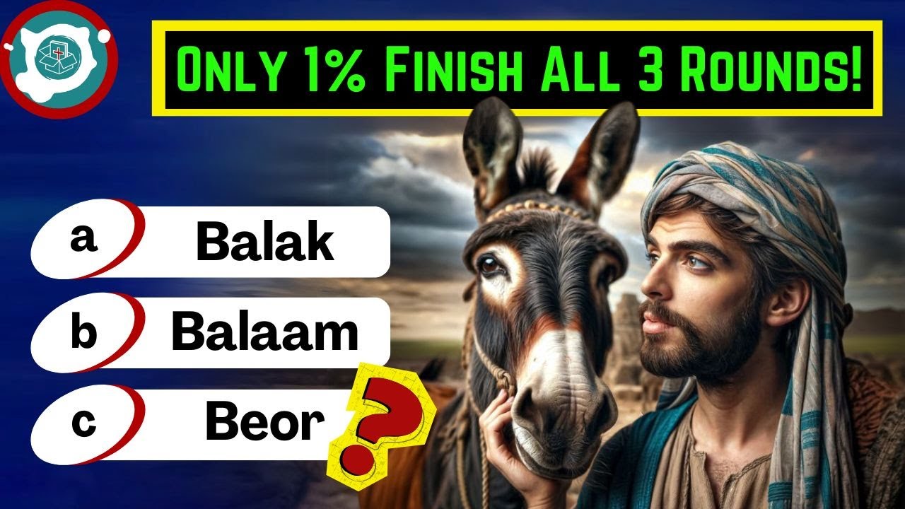 30 библейских вопросов | 3 раунда, 3 уровня, одно испытание!