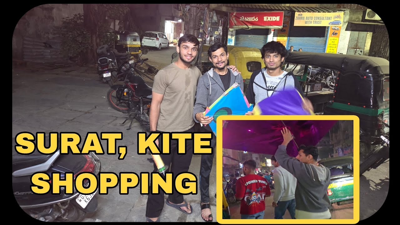  SURAT Kite's shopping🪁-GUJARATI #trending #vlog #viral #surat 