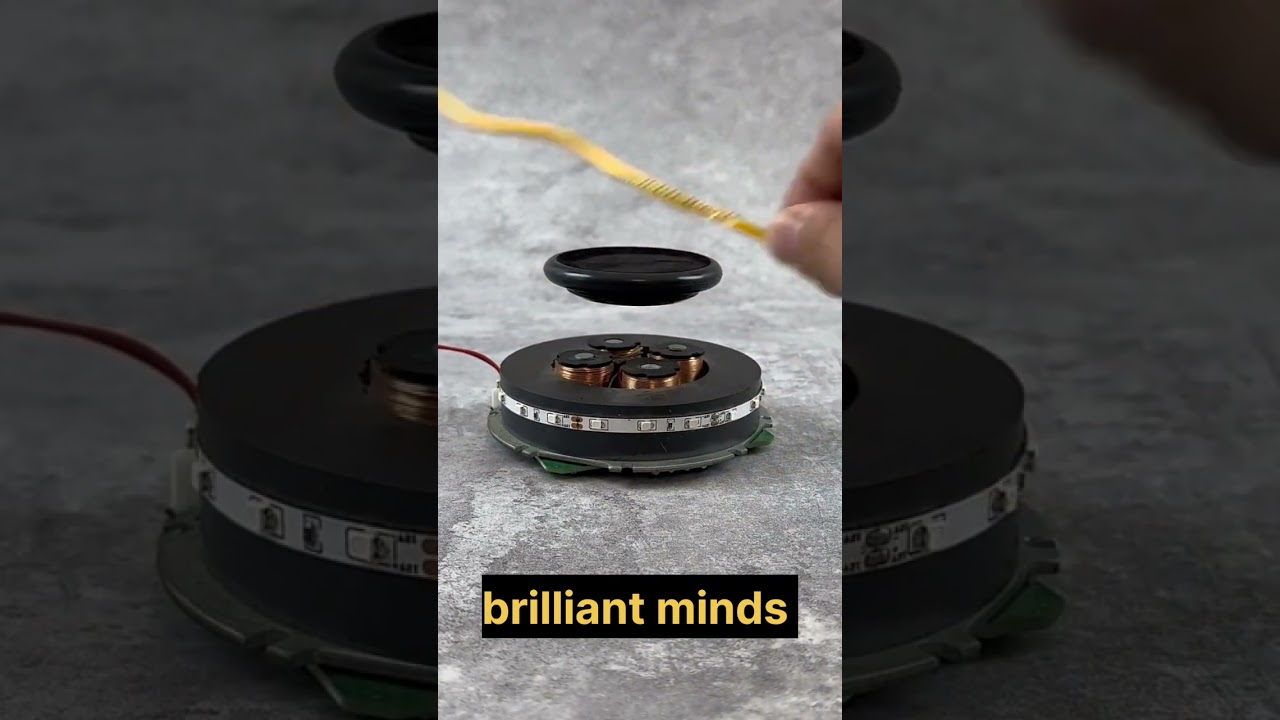 DIY Magnetic levitation asmr #magnetic #technology #shorts