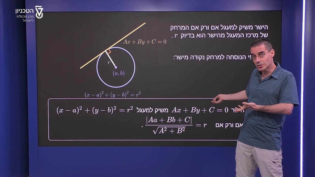 ישרים ומעגלים - תנאי להשקה