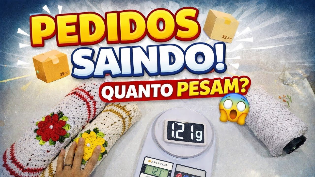 🎯PEDIDOS SAINDO!!!PedidosSaindo#Crochê#Encomendas#CrochêParaVender