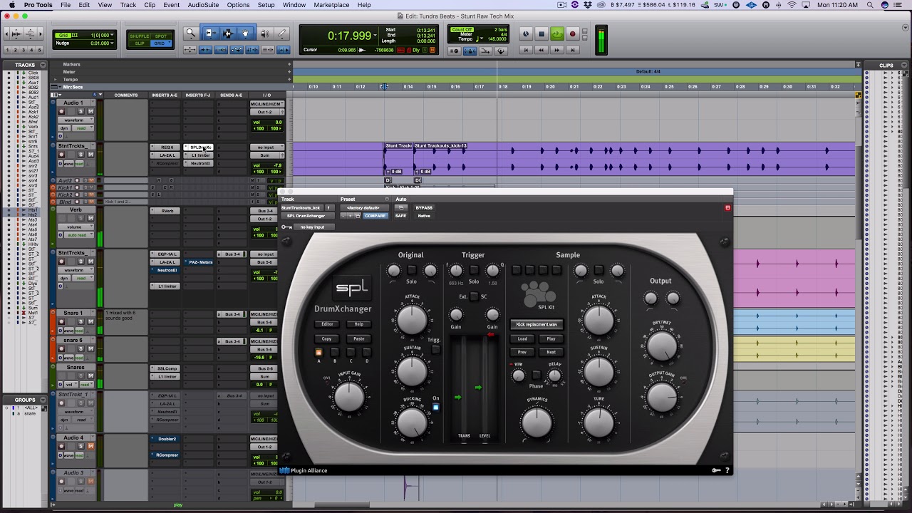 DrumXchanger - Sample replacement and blending