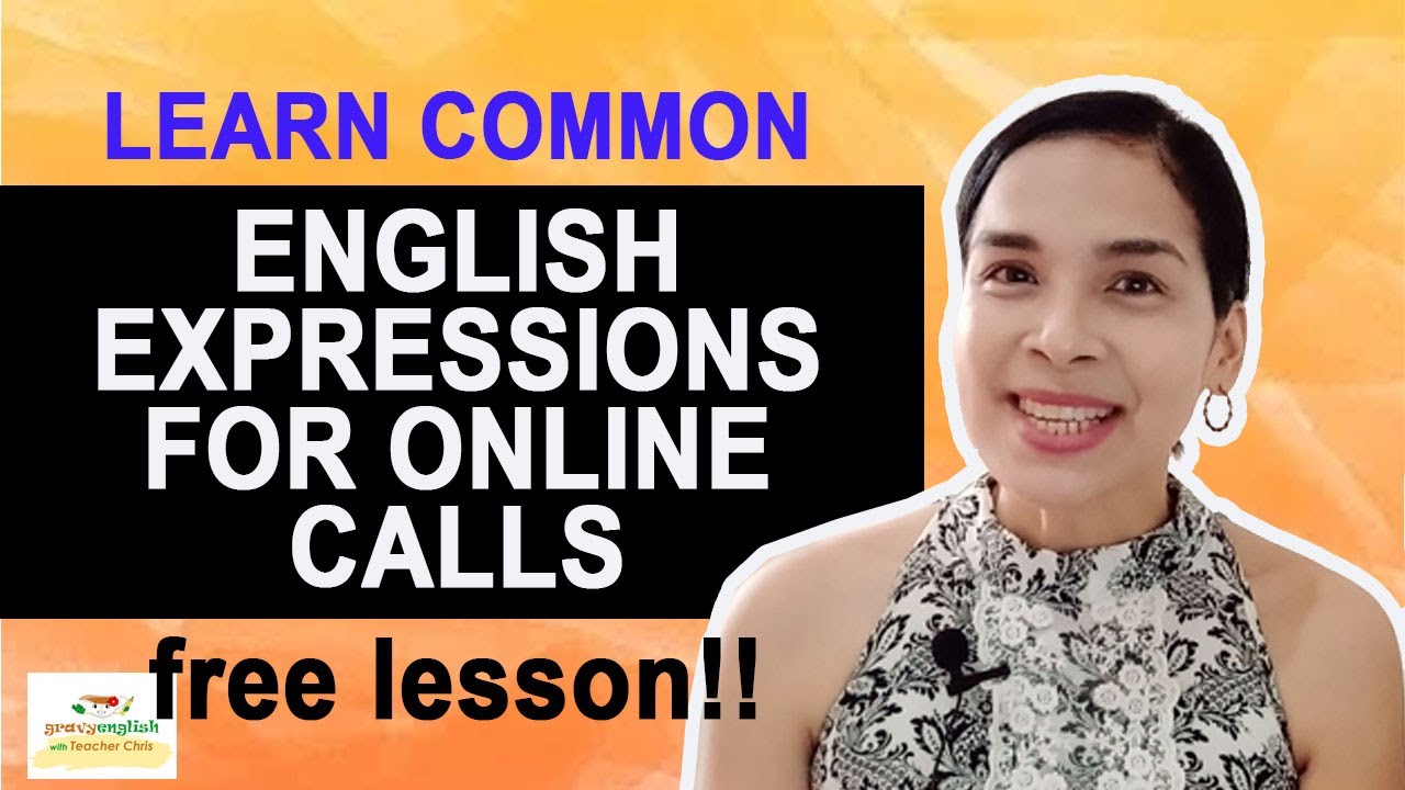 LEARN COMMON ENGLISH EXPRESSIONS FOR ONLINE CALLS: Online Meeting Speak (Free Lesson!!)