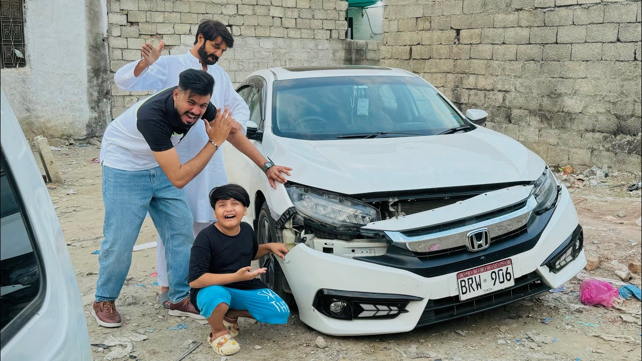 Anas bhai ny new car ka accident kr deya 🥺 || Papa ny bht mar pari Anas bhai ko 🥺 ||