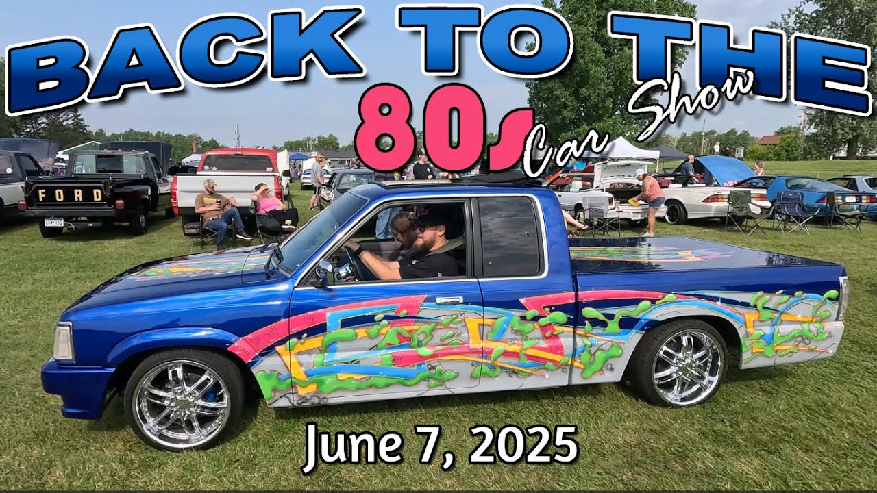 TOTALLY AWESOME CAR SHOW !! Back To The 80s Car Show June 7 2025