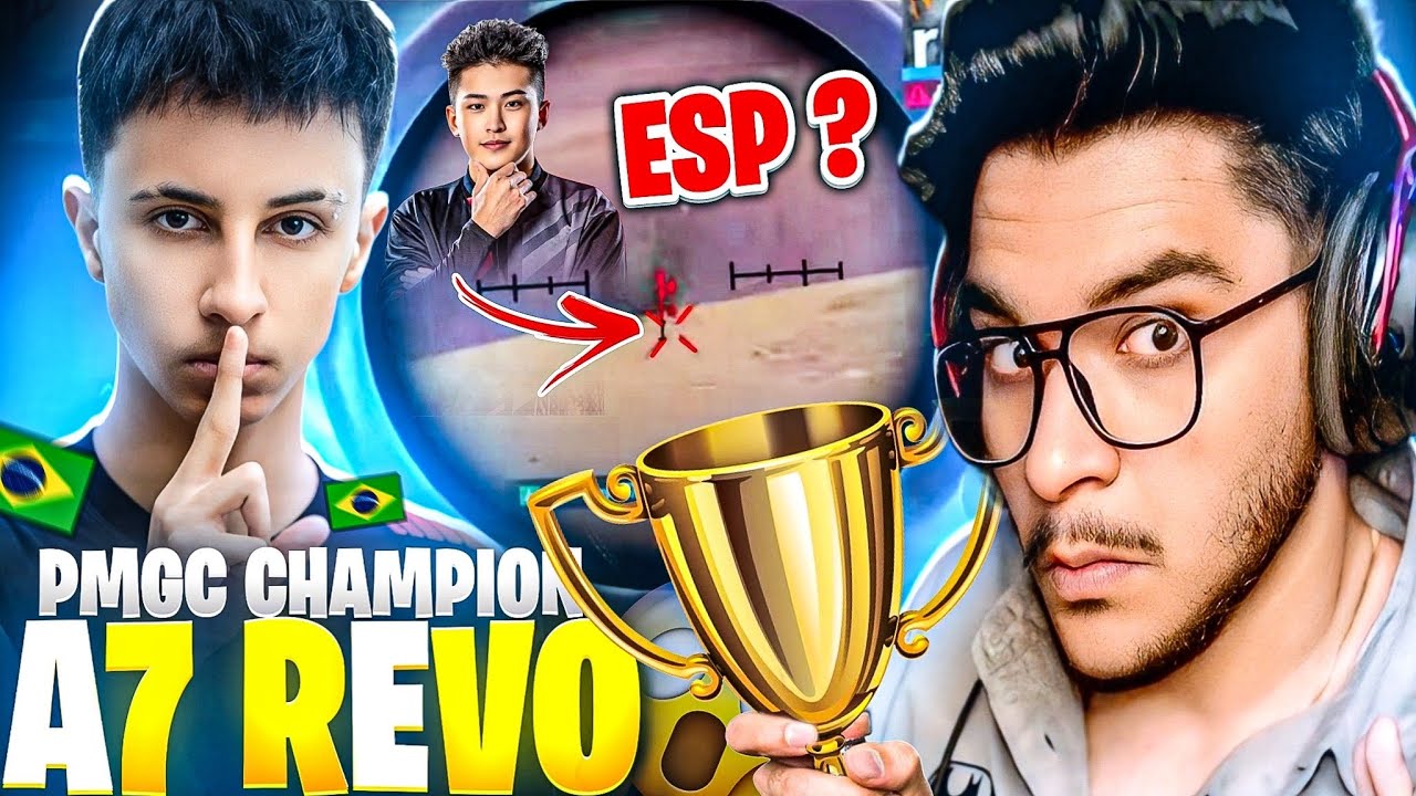 🤯PMGC CHAMPIONS 🇧🇷 Alpha7 Gaming*A7 REVO* BEST Moments in PUBG Mobile | WORLD CHAMPIONS