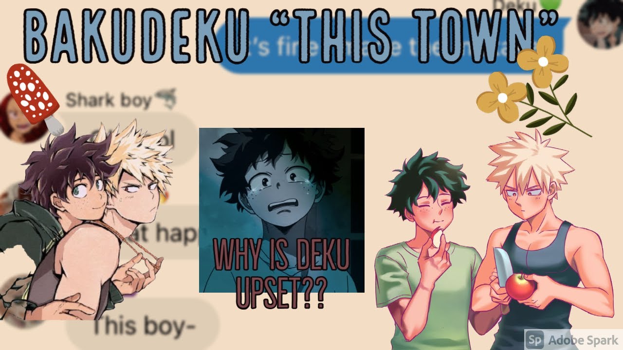 Deku Is Jealous of Kirishima?? || Bakudeku || This Town