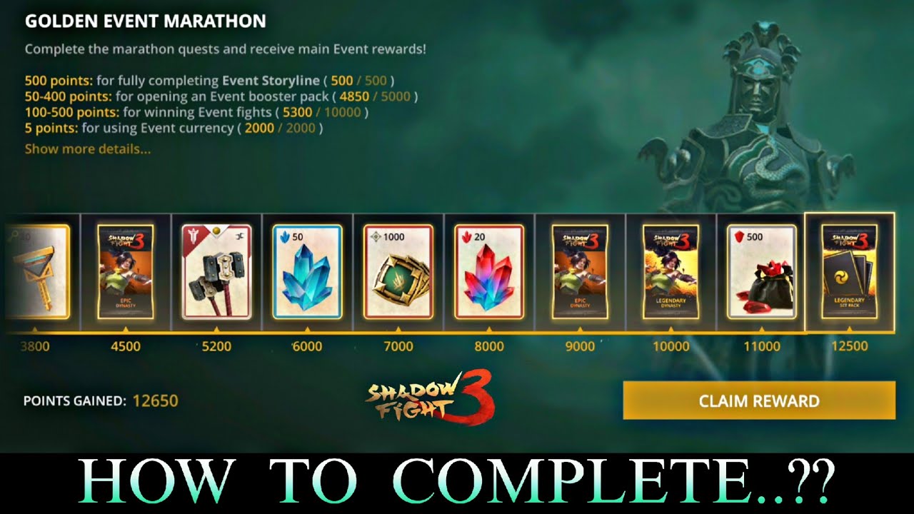 Shadow Fight 3 | Golden Event Marathon Completed | Menace Of The Swamps Event 2025