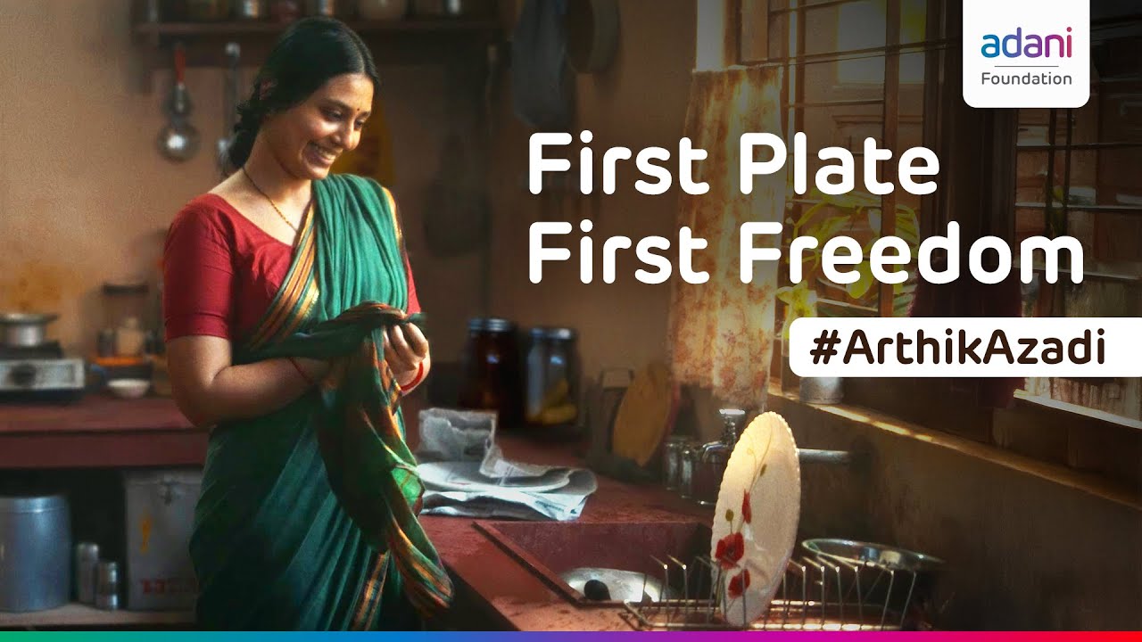 #ArthikAzadi- Plate | Adani Foundation