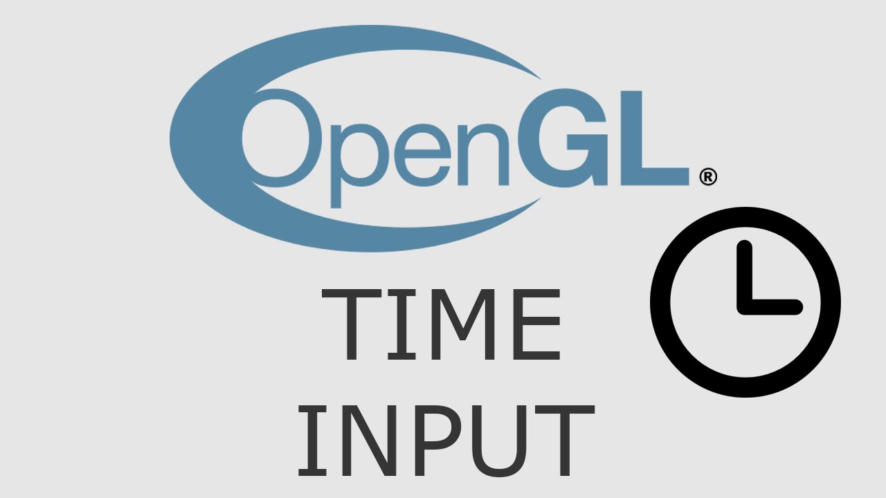 OpenGL Tutorial 20 - GLFW Time Input