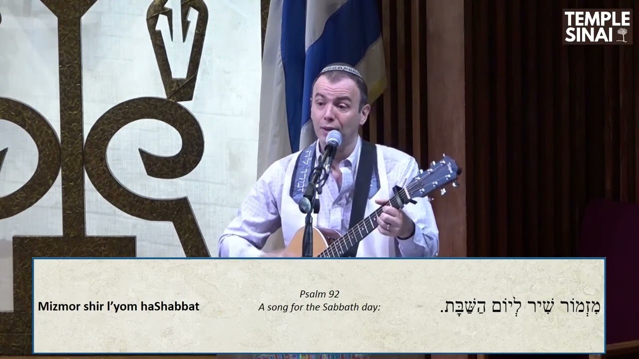 Mizmor Shir (A song for Shabbat) | Norman Cohen Falah (Live)