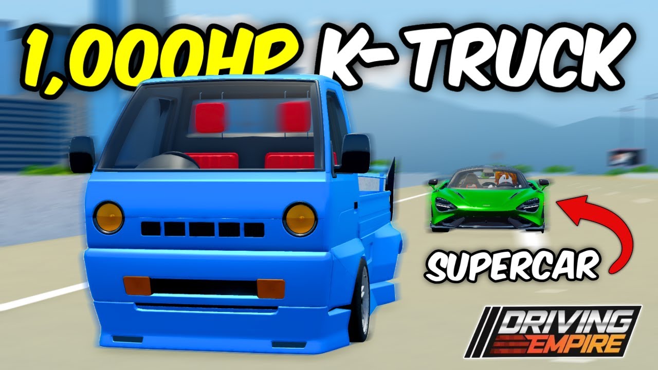 Я построил грузовик K-Truck, который оставляет позади суперкары в Driving Empire