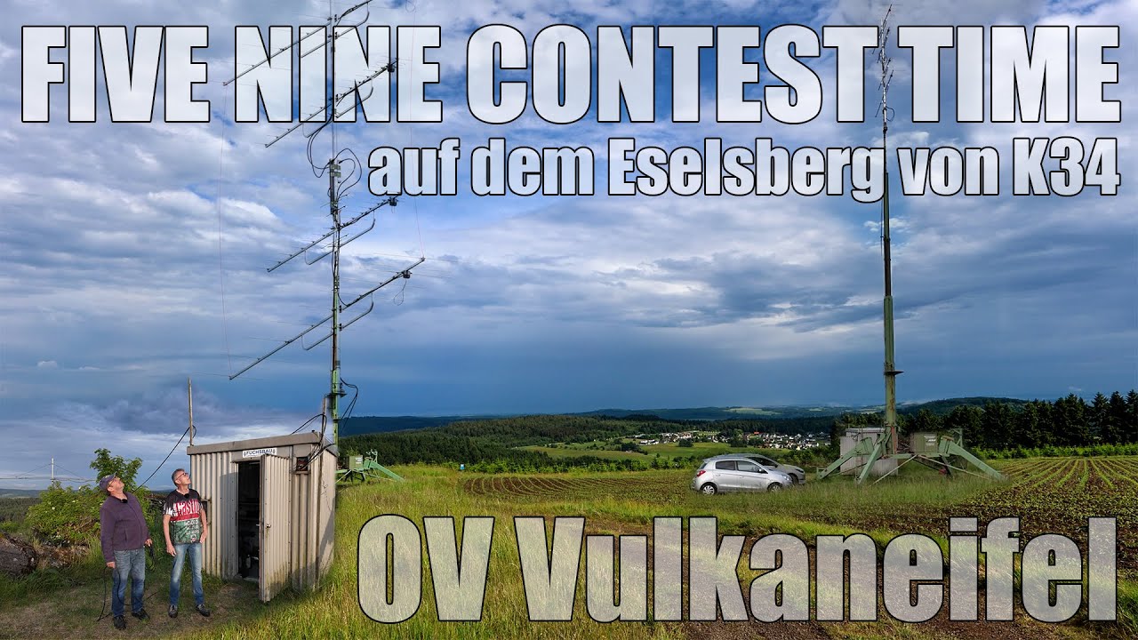 FIVE NINE CONTEST TIME  -  auf dem Eselsberg von K34  -  OV Vulkaneifel