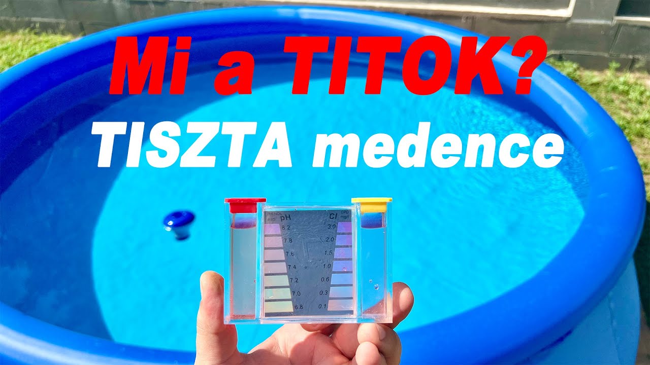 Kristálytiszta medence egész nyáron 1 feltöltéssel I Medence tisztán tartása