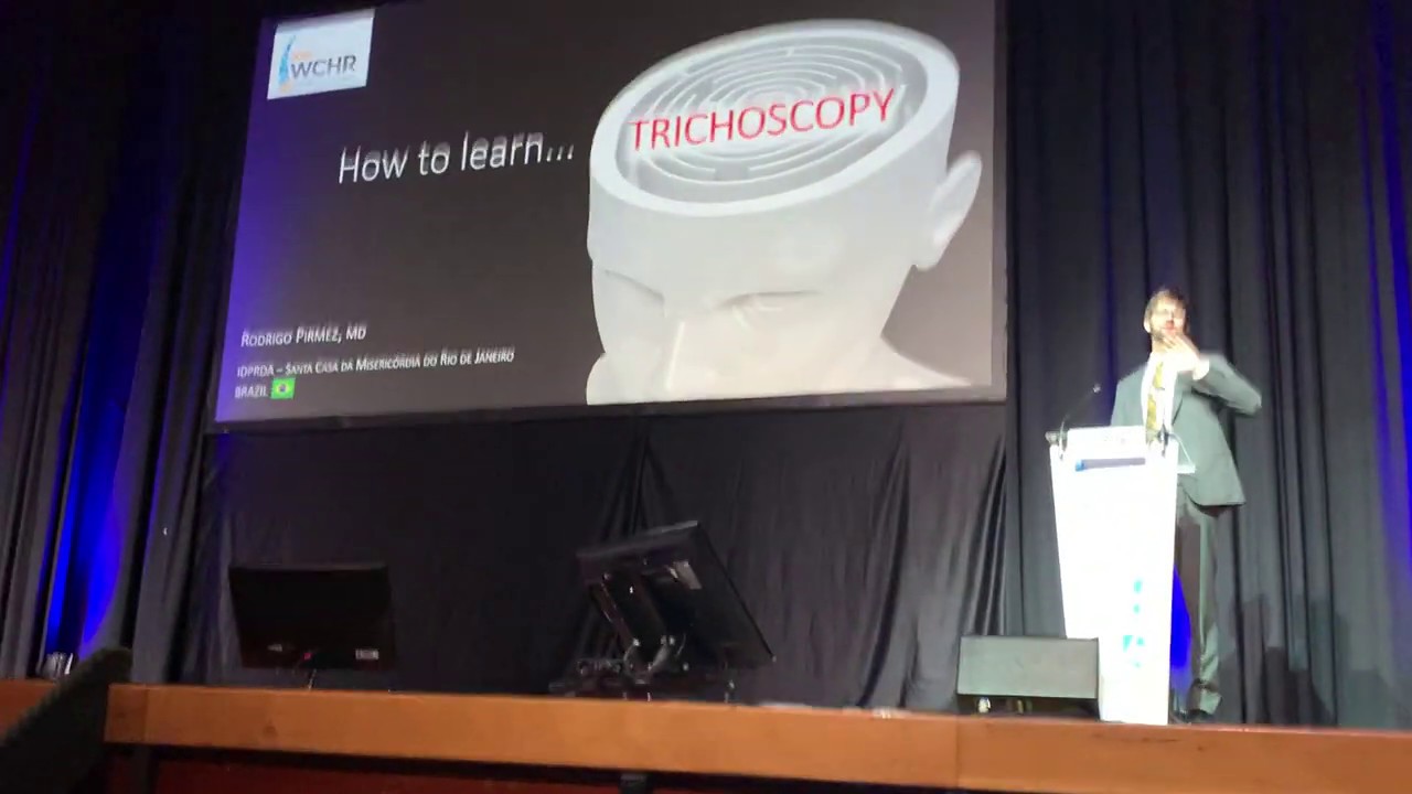 How to learn trichoscopy? Como aprender tricoscopia? - Dr. Rodrigo Pirmez no WCHR 2019 (Sitges)