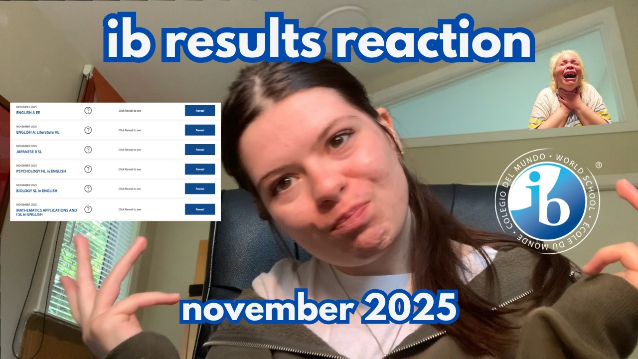 ib results reaction! 🧸 (nov '25)